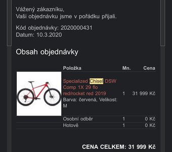 SPECIALIZED CHISEL DSW 29 - 3