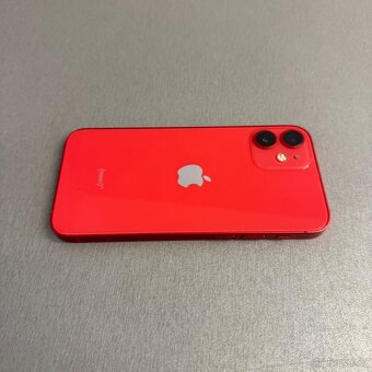 iPhone 12 mini 64GB červený, pěkný stav, 12 měsíců záruka - 3