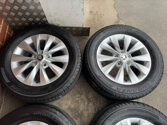 Alu 16" orig. škoda CASTOR , letní 60%, KaroQ, TOP - 3