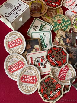 pivní tácek starý pivní tácek otvírák na pivo pivní láhev - 3