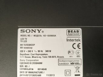 LED televize Sony 65 palců 4K neskutečný zvuk - 3