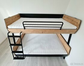 Dětská patrová postel Čílek, 90x200 a 120x200 zánovní - 3