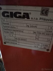 Elektrický lanový kladkostroj Giga - 3