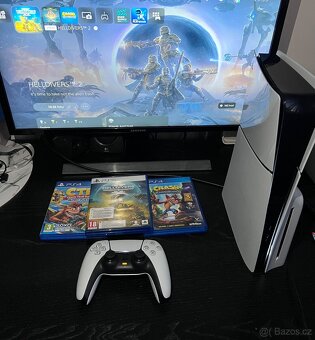 PS5 s mechanikou Slim 1TB + možno hry Crash Bandicoot CTR HD - 3