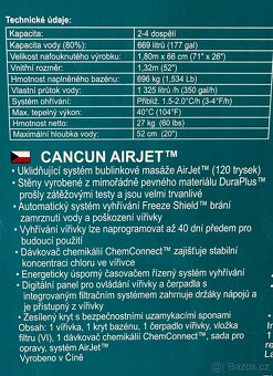 Vířivka, jacuzzi Bestway Cancun 60003 Lay-Z-Spa pro 2 - 4 os - 3