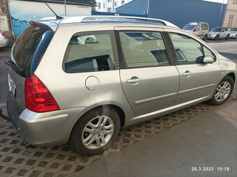 Peugeot 307 kombi, šedá metal.,tažné, 08/2007, 188 tis. km - 3
