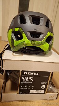GIRO Radix Mat Metalic Black/Lime velikost M, nová - 3