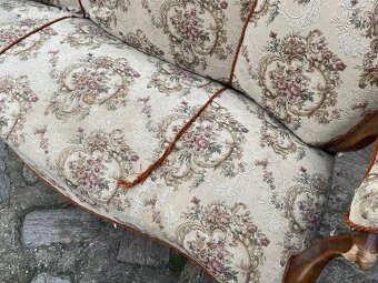 Starozitne zamcke sofa, gauc - 3