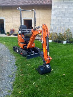 Bagr - minibagr KIMA KMZ-12 1200 kg, motor Kubota D722 - 3