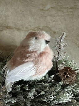 Vánoční věnec luxusní velký 55cm zasněžený - 3