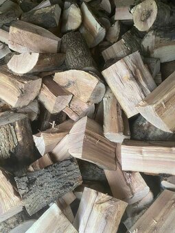 SUCHÉ palivové dřevo štípané TVRDÉ MĚKKÉ - 3