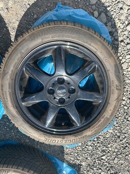 Alu kola 4x100 -MINI R50 R55 R56 16 Inch Black R94 Bridge Sp - 3