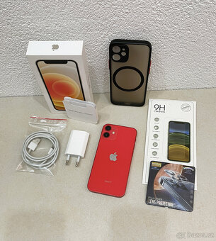 🍏 Apple iPhone 12 MINI 128GB - Red (12m. ZÁRUKA) + DÁRKY - 3