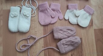 Dětské čepice a rukavice vel.74-80 - 3