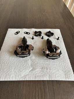 Pedály SHIMANO SPD PD-M520 s kufry SM-SH51(2x použité, nové) - 3