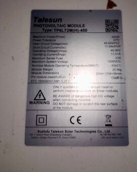 Talesun 450 wp 240 ks - 3