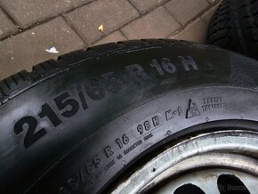 Plechové disky kola zimní R16 ET33 6,5J 5x112 VW Tiguan - 3