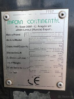 Terénní vozík vysokozdvižný MAST 3,3t 4WD 4x4 - 3