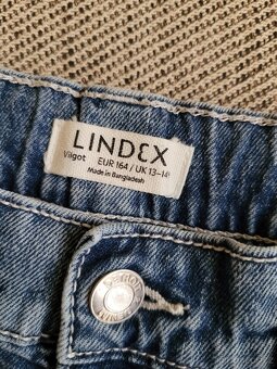 Dívčí džínové kraťasy Vilgot zn. Lindex, vel. 158-164 - 3