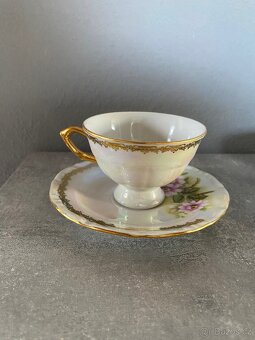 Vintage porcelánové hrníčky s podšálkem - 3