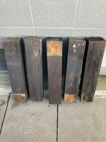 Prodám dř.hranoly (použité) 12 x 12 cm, dobrý stav - 3