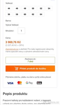 Full stretch kalhoty Snickers workwear - 3