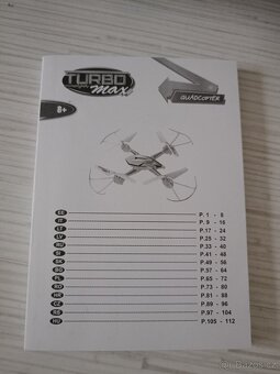 Dron kvadrokoptera pro deti, dalkove ovladani - 3