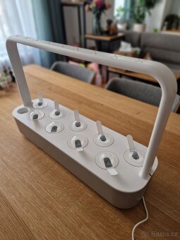 Click and Grow Smart Garden 9 bílý květináč na bylinky - 3