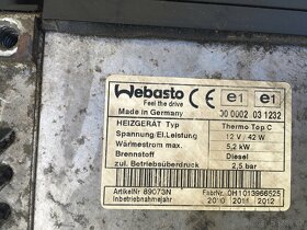 Nezávislé topení Webasto Thermotop C - 3