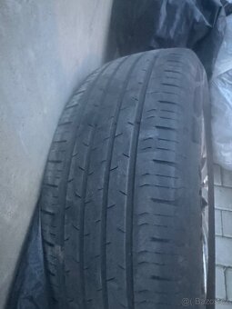 Prodám 4ks original disky VW R16 s pneu Continental 215/50 V - 3