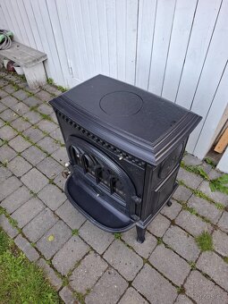 Jotul F3 CB modro čierny smalt - 3