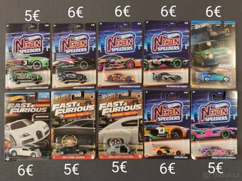 Hot Wheels kusovky zo sérií - 3