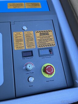 CO2 laser, laserová gravírka OMTech K40+ 40W 200x300mm - 3