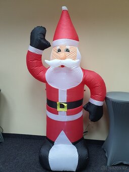 Nafukovací Santa Claus, 240 cm Mikuláš, děda mráz - 3