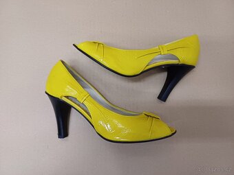 Žluté lodičky vel.36 - 3
