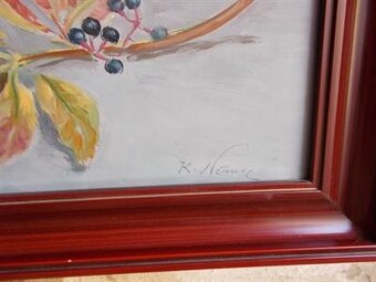 Květiny v keramické váze - 3