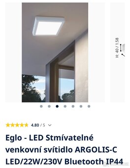 Eglo - LED Stmívatelné venkovní svítidlo - 3