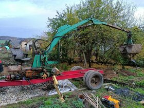 Vyvážečka na dřevo, bagr z nakladače UNHZ 750 - 3