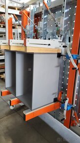 Rámový lis na dřevo, hydraulický lis, korpusový lis - 3