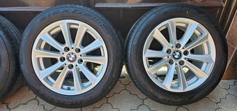 Originál alu BMW 5 5x120 225/55 R17 - 7mm letní pneu - 3