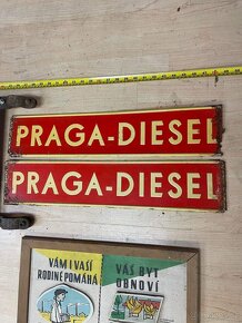 Stara reklamni plechova smaltovana cedule reklama - 3