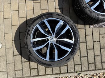 Originální ALU kola VW Madrid R17 5x112 + letní pneu 225/45/ - 3