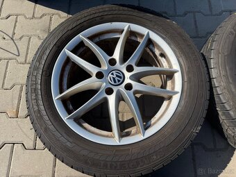 4x al kola 5x120 17 + pneu letní 215/60 R17C - 3
