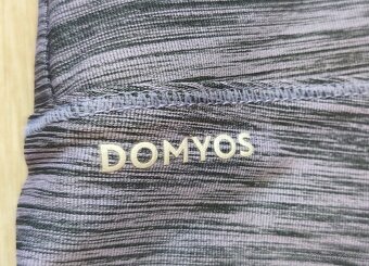 Dívčí fitness legíny s vysokým pasem značky Domyos - 3