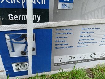 Míchačka Scheppach Mix125 - 3