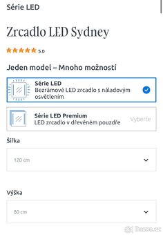 Nové zrcadlo LED Sydney - 3