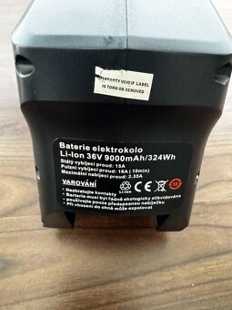 Apache baterie Power R6 rámová Li-Ion 36V 9 Ah/324 Wh - 3