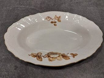 Porcelánové oválné servírovací talíře - Bernadotte - 3