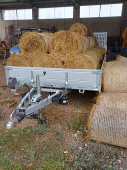 Prepravnik sklopný 3500 kg s bočnicemi a rampou - 3