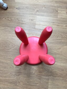 Dětská židle ikea mammut- růžová - 3